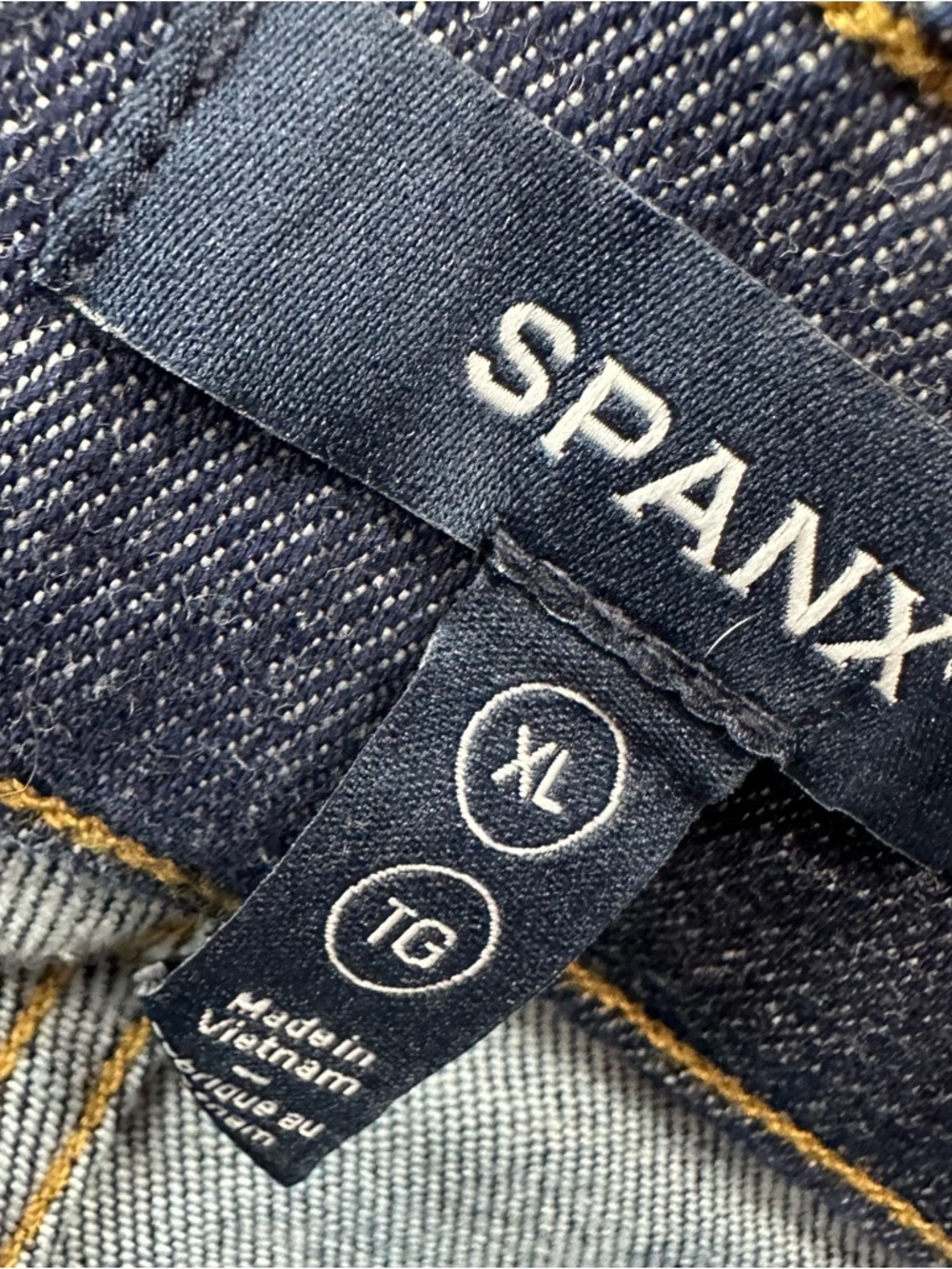 SPANX Pull On Stretch Boot Cut Jeans Size XL - Picture 9 of 11